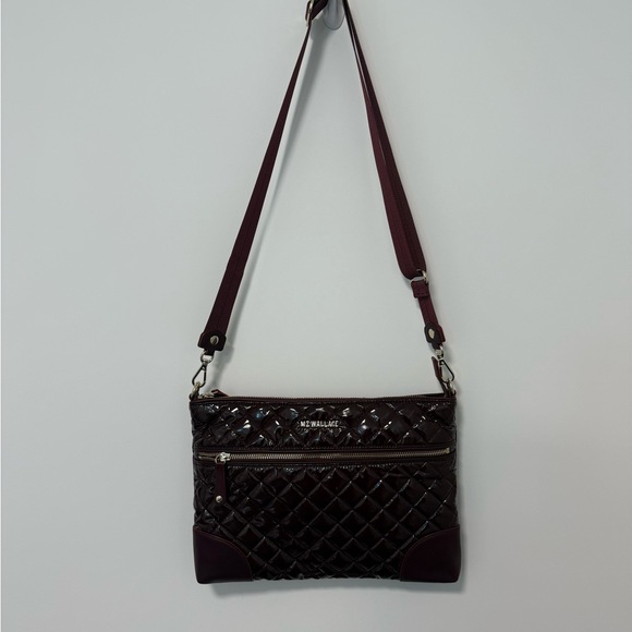 MZ Wallace Crosby Crossbody Bag, Cranberry Lacquer - Picture 11 of 12